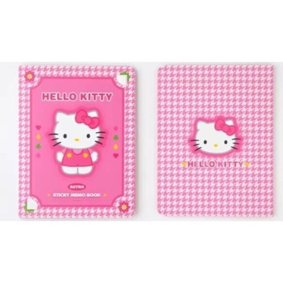 Adorable Hello Kitty Pink Sticky Note & Memo Pad Book – 11 Designs Stationary - Picture 3 of 4